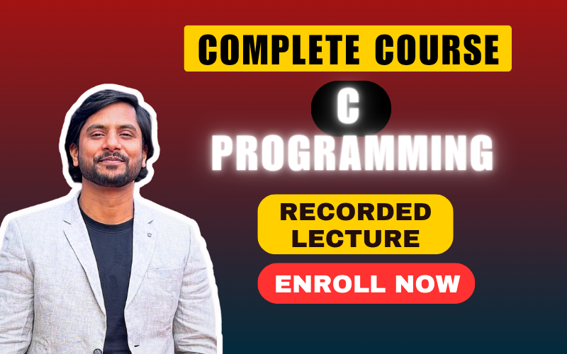 Complete C++ Programming Course Online Class Recorded Lecture By Anand Sir